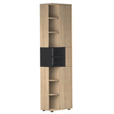 Kube Bathroom Column E6490A0734A01 Natural Oak, Black