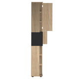 Kube Bathroom Column E6490A0734A01 Natural Oak, Black