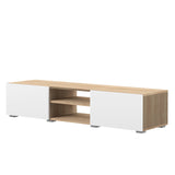 Podium 140 TV Stand w/ doors E3153A3421A00 White, Oak