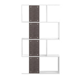 Sigma Bookcase E7068A2198X00 White, Concrete Look Color