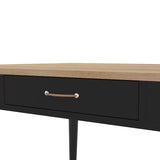 Horizon Desk X1150X0776A41 Natural Oak, Black