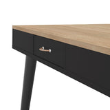 Horizon Desk X1150X0776A41 Natural Oak, Black