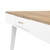 Horizon Desk X1150X0321A41 Natural Oak, White