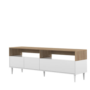 Horizon TV Stand E3150A0321A01 Natural Oak, White