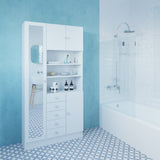 Variety Triple Bathroom Column X6054X2121A17 White