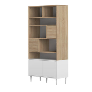 Horizon Bookshelf X7150X0303A01 Natural Oak, White