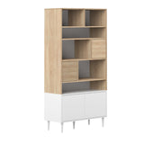 Horizon Bookshelf X7150X0303A01 Natural Oak, White