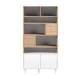 Horizon Bookshelf X7150X0303A01 Natural Oak, White