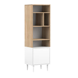 Horizon Small Bookshelf E7151A0321A01 Natural Oak, White