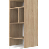 Horizon Small Bookshelf E7151A0321A01 Natural Oak, White