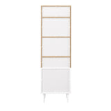 Horizon Small Bookshelf E7151A0321A01 Natural Oak, White