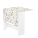 Papillon Foldable Table E2050A5545X00 White, Marble