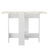Papillon Foldable Table E2050A5545X00 White, Marble