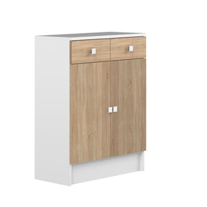 Variety Junior Bathroom Storage E6038A2134A17 White, Oak