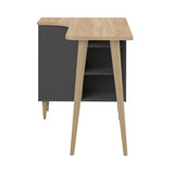 Nook Desk X1203X6134X00 Black, Natural Oak