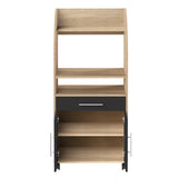 Jeanne Kitchen Trolley E8071A3476A80 Oak, Black