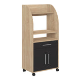 Jeanne Kitchen Trolley E8071A3476A80 Oak, Black