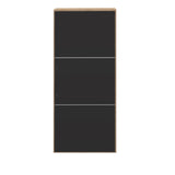 Bamboo Shoe Storage Cabinet E4003A0376A00 Black, Oak