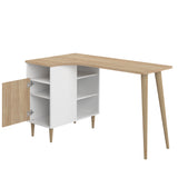 Nook Desk X1203X6234X00 White, Natural Oak