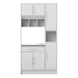 Louise High Microwave Cabinet X8070X2121A80 White