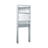 Surf Toilet Storage Cabinet E6091A7321M17 White, Aluminium Grey