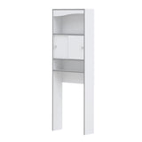 Surf Toilet Storage Cabinet E6091A7321M17 White, Aluminium Grey