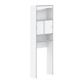 Surf Toilet Storage Cabinet E6091A7321M17 White, Aluminium Grey