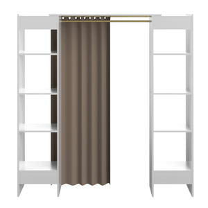 Jerry Clothes Storage System X4021X2191R00 White, Taupe