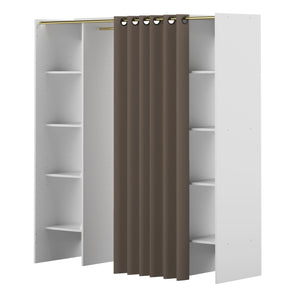 Jerry Clothes Storage System X4021X2191R00 White, Taupe