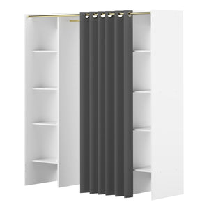 Jerry Clothes Storage System X4021X2193R00 White, Dark Grey