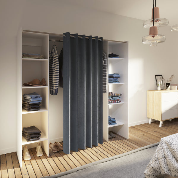 Jerry Clothes Storage System X4021X2193R00 White, Dark Grey