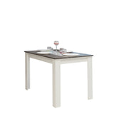 Nice Dining Table E2280A2198X00 White, Concrete Look