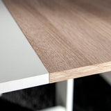 Papillon Foldable Table E2050A2134X00 White, Natural Oak