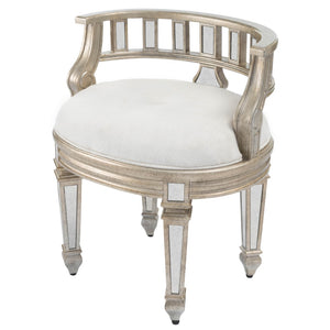 Butler Specialty Rebecca Mirrored Vanity Stool 3762146