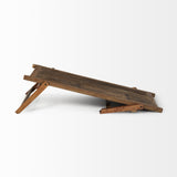 HomeRoots Rectangular Naturally Finished Reclaimed Wood Coffee Table 376287-HOMEROOTS 376287