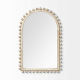 HomeRoots Arch Natural Wood Frame Wall Mirror 376420-HOMEROOTS 376420