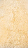 2' x 3' Cream New Zealand Natural Sheepskin Rug