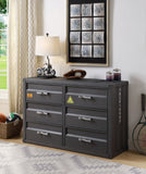 Cargo Industrial Dresser Gunmetal Finish 37955-ACME