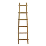 6 Step Brown Decorative Ladder Shelve