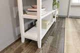 HomeRoots 30" Bookcase With 2 Shelves In White 379942-HOMEROOTS 379942