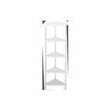 HomeRoots 60" Bookcase With 2 Shelves In White 379944-HOMEROOTS 379944