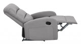 HomeRoots Relaxing Dawn Gray Recliner Chair 379980-HOMEROOTS 379980