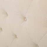 Marlen Beige Fabric Queen/ Full Headboard Noble House