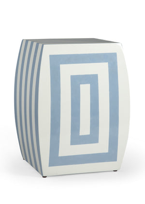 Mantis Stool - Blue/Cream