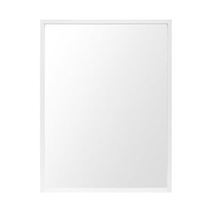 HomeRoots Rectangle White Accent Mirror With Crisp White Finish Frame 380075-HOMEROOTS 380075