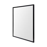 HomeRoots Rectangle Black Accent Mirror With Oxidized Finish Frame 380076-HOMEROOTS 380076