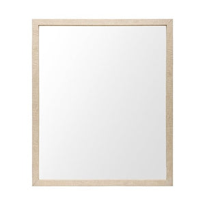 HomeRoots Rectangle Natural Accent Mirror With Matte Finish Frame 380077-HOMEROOTS 380077