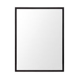 HomeRoots Rectangle Espresso Accent Mirror With Lakeside Design 380078-HOMEROOTS 380078