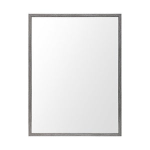 HomeRoots Rectangle Grey Accent Mirror With Driftwood Quality Frame 380079-HOMEROOTS 380079