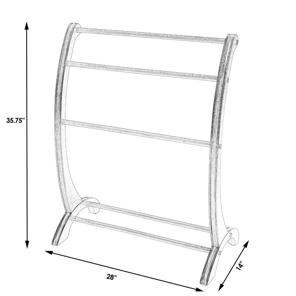 Butler Specialty Nathaniel Cherry Blanket Stand 3804024